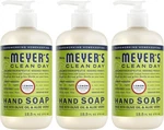 Mrs. Meyer's Clean Day Hand Soap, Lemon Verbena Scent, 12.5 Fl Oz Bottle - 3 Pac. Fixed Price $48.99.