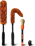 Yeewayveh 3PCS Quick Car Wheel Kit, 2-SIZE 360 Bendale Rim Cleaner Brushe. Fixed Price $20.99.