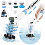 Puftem Electric Spin Scrubber, Cordless Shower With 8 White. Fixed Price $55.79.