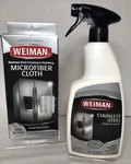 Weiman Stainless Steel Cleaner And Polish - 22 Ounces With (microfiber Cloth). Fixed Price $9.99.