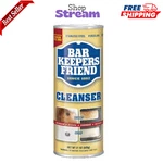 Bar Keepers Friend 21 Oz Powder All-purpose Cleaner Polish Cleanser Home Kitchen. Fixed Price $7.99.