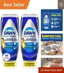 Dawn Platinum Ez-squeeze Soap, Dishwashing Liquid, 2X18OZ Bundle. Fixed Price $15.99.