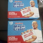 2X 10 Pads Mr. Magic Eraser Sponge, All Purpose Cleaner, Cleaning White. Fixed Price $19.97.