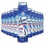 Lysol Pet Solutions Odor Eliminator Disinfectant Spray Fresh Scent 15 Oz 12 Pack. Fixed Price $89.99.