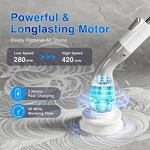 Tuyu Electric Spin Scrubber 7 Replaceable Brush Heads Bathroom KS-2615P White. Fixed Price $30.62.