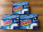 3 Drano Foamer Twin Pack Sc Johnson New Box Clog Remover 1998. Fixed Price $39.00.