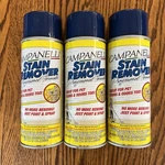 Campanelli Professional Formula Stain Remover New 2 Cans Partially Used 15 Oz. Fixed Price $34.99.