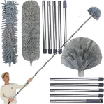 20+ Feet High Reach Duster Kit With 3-14 Ft Extension Pole For Cleaning Fan, .... Fixed Price $34.32.