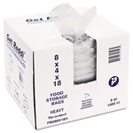Inteplast Group Food Bags, 2-GALLON, X 4" 18", Clear, 1,000/CARTON. Fixed Price $54.56.