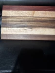 Handmade Cutting Board Real Wood Cherry Walnut Zebra Birds Eye Maple. Fixed Price $400.00.