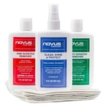 Novus Plastic Polish Kit #1, #2, And #3, 8OZ. Each With 6 Mates. Fixed Price $23.99.