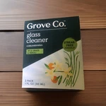 Grove Co. Glass Cleaner Concentrates Streak-free Wild Grass & Neroli 2PK New. Fixed Price $9.99.