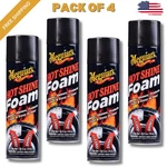 (4 Pack) Meguiar's Hot Shine Tire Foam, G13919, Oz, Aerosol, Easy Spray. Fixed Price $16.00.