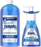 Dawn Platinum Erasing Foam, Dishwashing Soap Pump And Refill Fresh Rapids. Fixed Price $35.00.