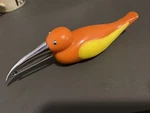 Boston Warehouse Bird Vegetable Peeler Orange Yellow Animal Kitchen Tool. Fixed Price $14.99.