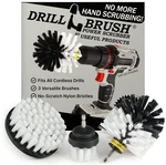 Drillbrush Car Detailing 2IN, 4IN, 3.5IN Corner Brush, Automotive Soft White. Fixed Price $47.13.