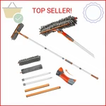 Eazer 89'' Squeegee Window Cleaner 2 1 Rotatable Cleaning Tool Kit Wit. Fixed Price $38.39.