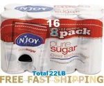 N'joy Pure Cane Sugar Pack 22OZ Canisters Cans Or Coffee Creamer -16 Pk. Fixed Price $44.99.
