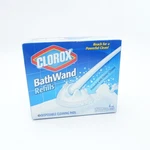Clorox Bath Wand Refills 5 Disposable Cleaning Pads New Old Stock Nos. Fixed Price $28.95.