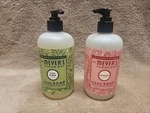 2-PACK: Mrs Meyers Hand Soap Clean Day Peppermint & Iowa Pine Scent 12.5 Oz. Fixed Price $21.95.