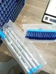 Yonill Deck With Long Handle - Floor Scrub Brushes For Cleaning Blue 473. Fixed Price $17.99.