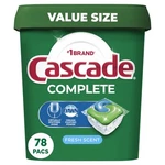 Cascade Complete Dishwasher Pods Fresh Scent 78 Count. Fixed Price $31.40.
