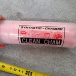 Synthetic Chamois Pink Cleaning Cloth Towel With Case 66X43CM. Fixed Price $16.99.