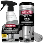 Weiman Stainless Steel Cleaner Kit - Removes Fingerprints Residue Water Marks. Fixed Price $52.24.