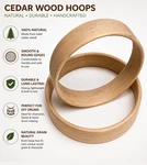 Shamanic Drum Hoop, Cedar Wood Medicine Rings, Bodhran Native Shell. Fixed Price $43.99.
