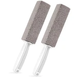 2 Pack Pumice Stone For Bowl Cleaning With Handle, Scouring Stick Removes Har.... Fixed Price $14.27.