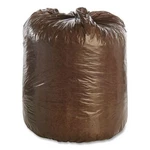 Stout By Envision G3036B80 30" 36" Gal 0.8 Mil Trash Bags - Brown 60/BX New. Fixed Price $22.56.