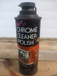 Vintage Nos Johnson Wax Car Chrome Cleaner Polish Tin Can 9OZ 70'S Graphics. Fixed Price $9.95.