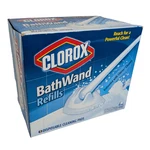 Clorox Bathwand Refills 5CT Preloaded Disposable Cleaning Pads 2004 Vtg Sealed. Fixed Price $16.99.