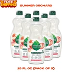 Seventh Generation Dish Soap Liquid, Plant-based, Summer Orcahrd, 19 Oz,pack 6. Fixed Price $38.72.