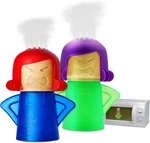 Abnaok Microwave Cleaner, 2 Pcs Angry Mama Green+blue. Fixed Price $14.76.