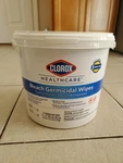Clorox Bleach Germicidal Disinfectant Wipes, 110CT, 12"X12". Fixed Price $43.00.