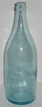 Vtg Aqua Blue Pan American Bottling Works New York Glass Bottle Vase Barn Dig. Fixed Price $9.00.