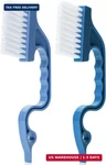 Slick- Window Track Cleaning Brush, 2 Pack, Blue Ergonomic Handle, Built-in Scra. Fixed Price $7.58.