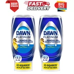 Dawn Ez-squeeze Platinum Dishwashing Liquid Soap, 12.2 Fl Oz (2 Pack). Fixed Price $8.48.