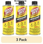 Goof Off Professional Remover 16OZ, Latex Paint & Adhesive, 3-PACK New. Fixed Price $23.11.