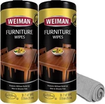 Weiman Wood Polish And Cleaning Wipes, For Furniture Cleaner, Protect From Water. Fixed Price $12.99.
