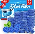 30 Pack Blue Toilet Bowl Cleaner Tablets Septic Safe Deodorizer Hard Water - Us. Fixed Price $29.95.