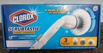 Clorox Scrubtastic Power Scrubber W/ Three Brush Heads Cordless New Open Box. Fixed Price $25.99.