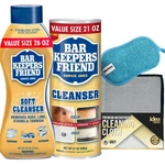 Idea Home Bar Keepers Friend Ultimate Cleaning Kit Liquid Soft Cleanser 26 .... Fixed Price $24.99.