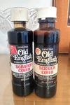 Vintage 2 Old English Scratch Cover For Dark Wood Glass Bottle 8OZ. Fixed Price $25.00.