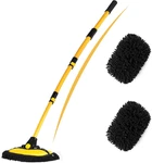 56.7" Car Brush Mop Kit Microfiber Washing Sponge Mitt With Long Handle. Fixed Price $41.86.