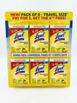 Lysol To Go Disinfecting Wipes Lemon Lime Scent, 15 Ct. Pack Of 6 (free Shipp). Fixed Price $22.50.