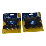 Lot 2 Soft Touch Inch & 1.5 Black Round Felt Pads New Package. Fixed Price $12.74.