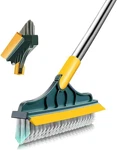 2 In 1 Floor Brush Scrubber With Long Handle Grout Poles 53.5'' New Upgr. Fixed Price $27.99.