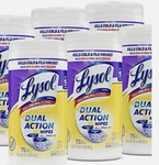 Lysol Dual Action Disinfecting Wipes CITRUS/450 (pack Of 6). Fixed Price $37.45.